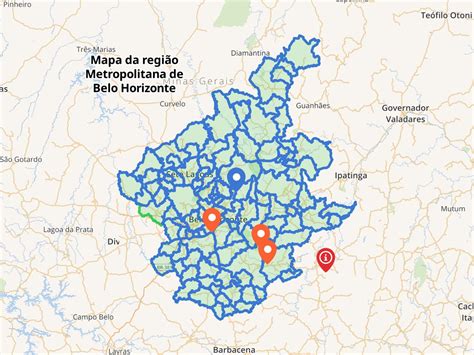 Rota 40, Belo Horizonte e Região